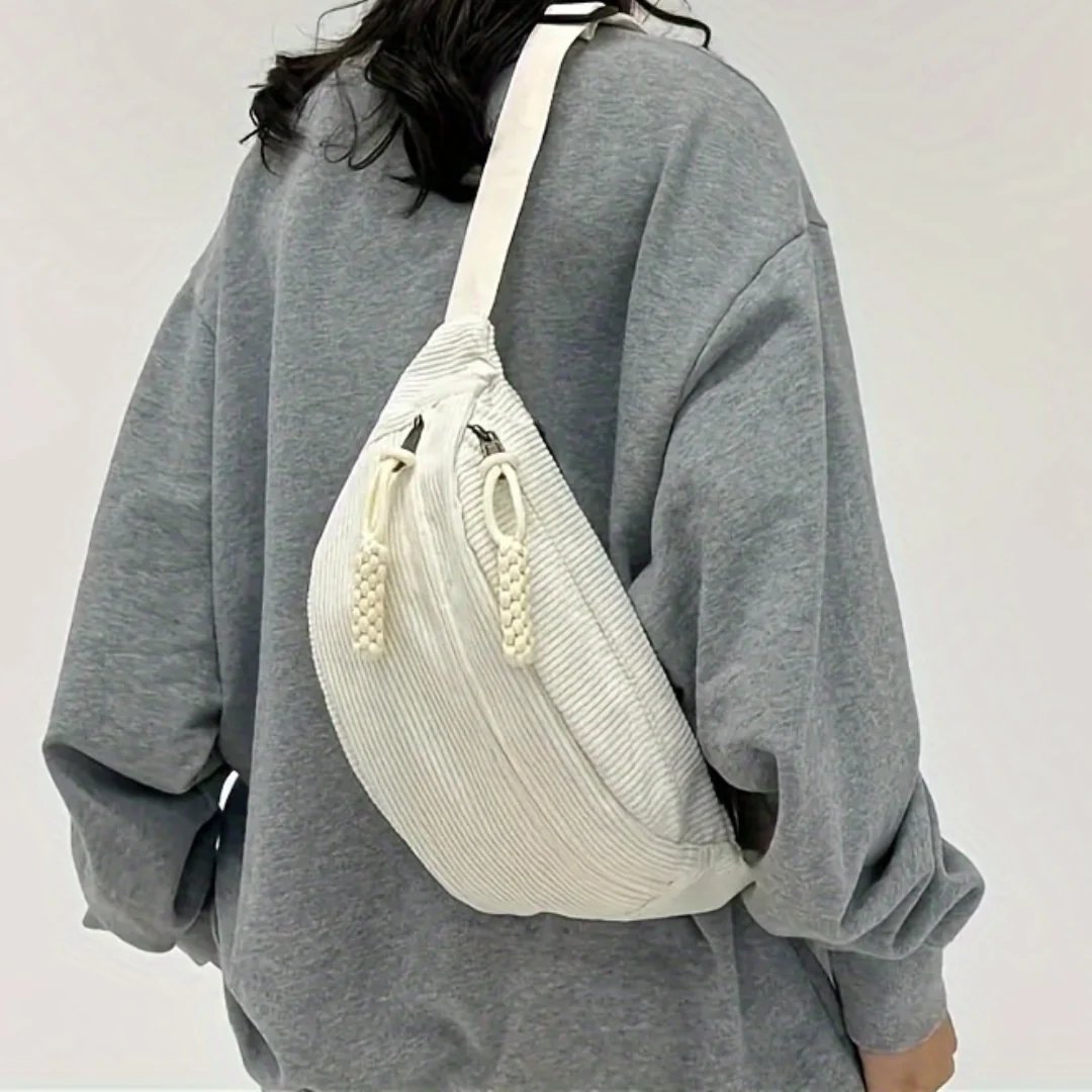 Sunniva™ – Ribbed Adjustable Crossbody Belt Bag