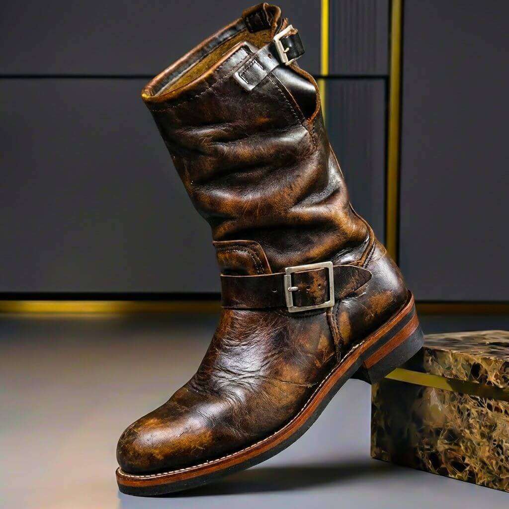 Austin | Men's Vintage Buckle Boots