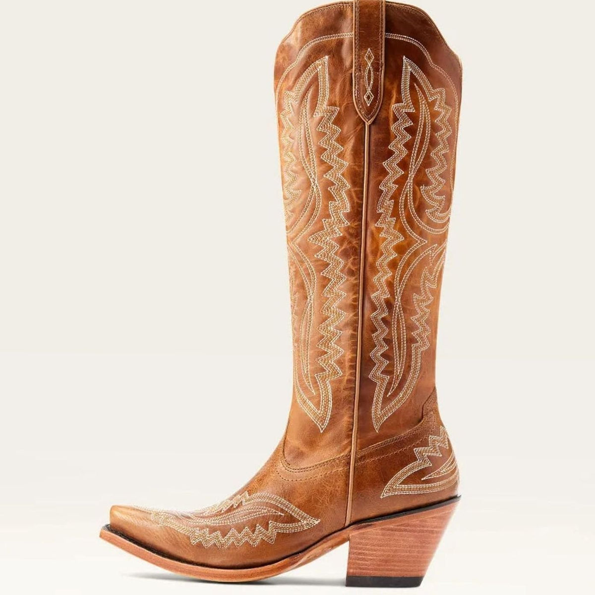 Camila | Women's Embroidered Pointed-Toe Cuban Heel Tall Cowboy Boots